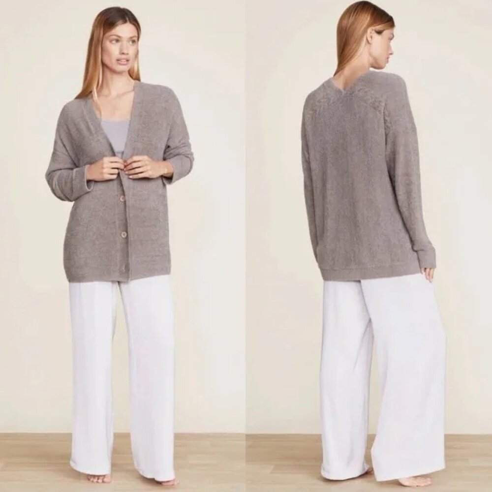 NWT barefoot dream cable button cardigan beach rock